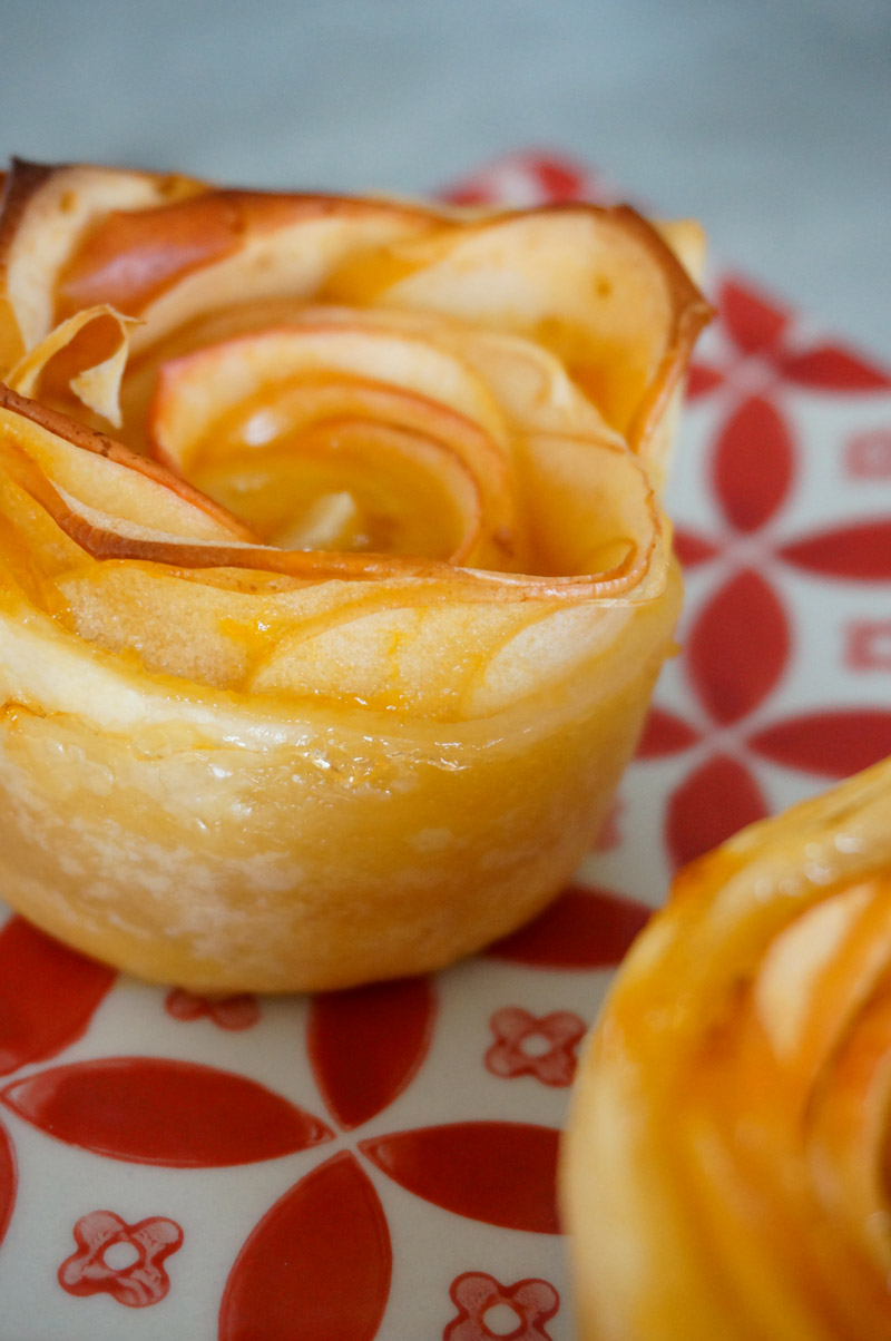 Tartelettes "rose" aux pommes