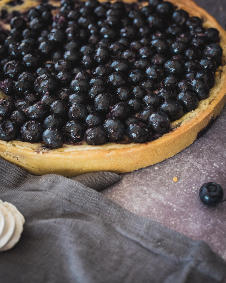 Tarte Amandine Aux Myrtilles Framboise Capucine