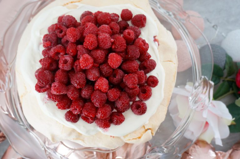 Recette Facile : Pavlova Aux Framboises - Framboise & Capucine