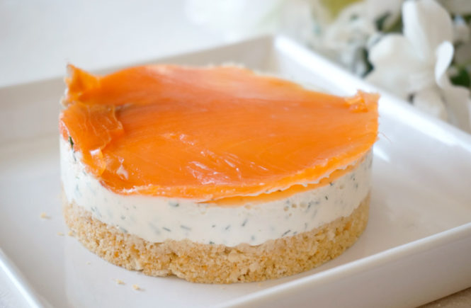 cheesecake saumon sans cuisson