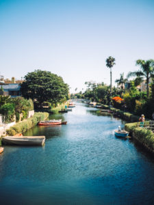 Californie Los Angeles Venice Beach canaux