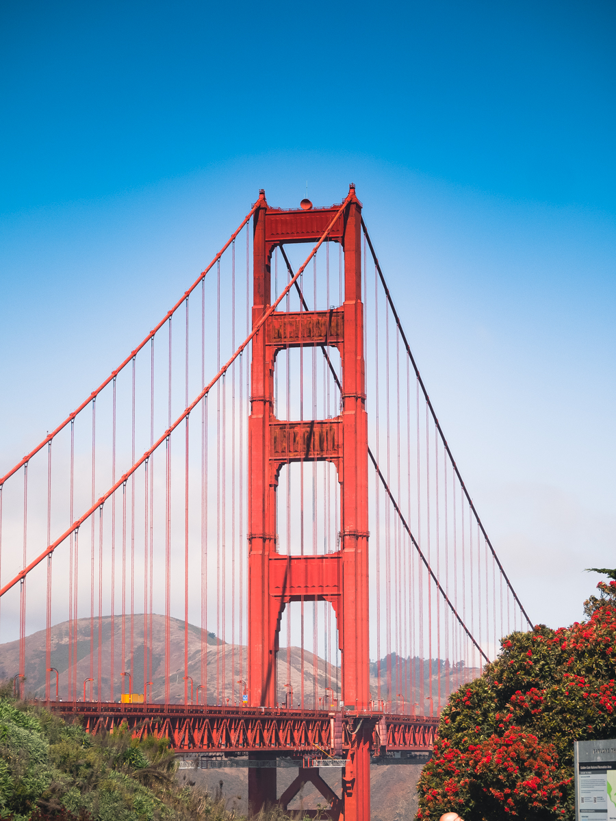 Ouest américain San Francisco Golden Gate Bridge
