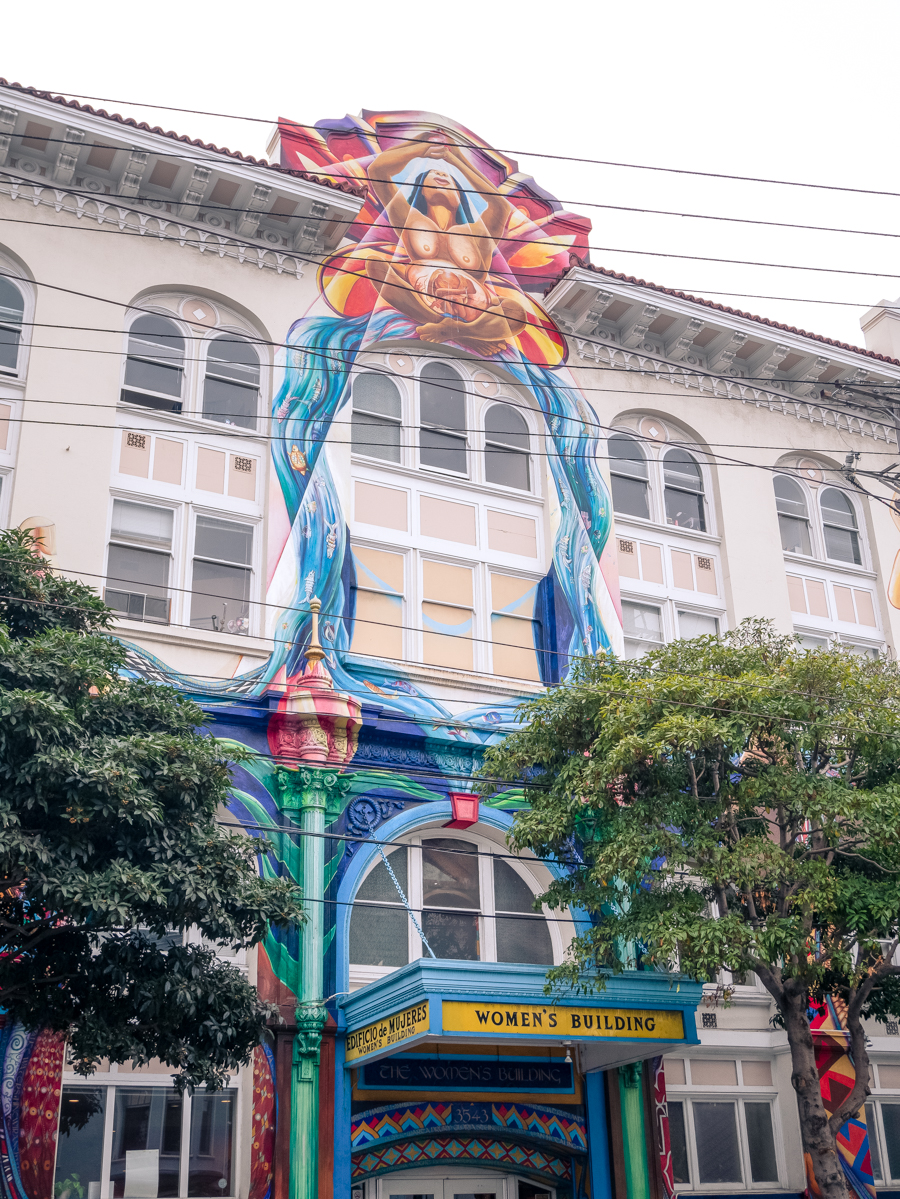 Ouest américain San Francisco Mission District street art