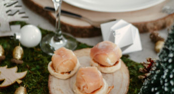 Recette de fête : Dômes de truite fumée, fromage frais et blinis