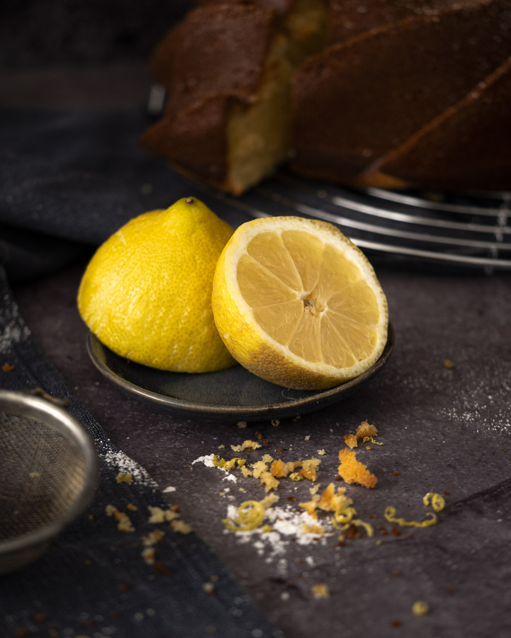 Gâteau bundt cake citron mascarpone