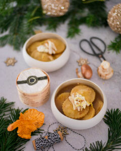 Ravioles Au Crémeux De Bourgogne Fourré à La Truffe & Bouillon De ...