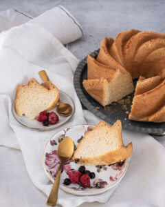 Angel cake ou gâteau des anges moelleux