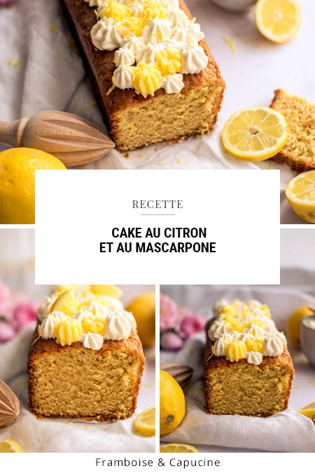 Cake au citron et au mascarpone