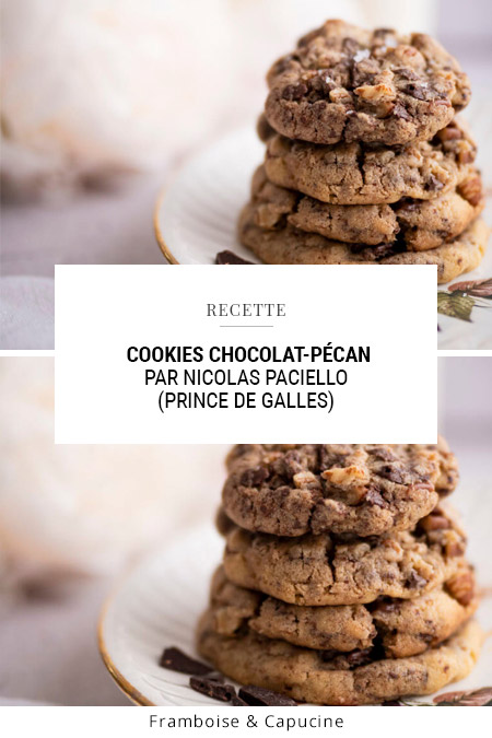 Cookies chocolat-pécan par Nicolas Paciello (Prince de Galles)