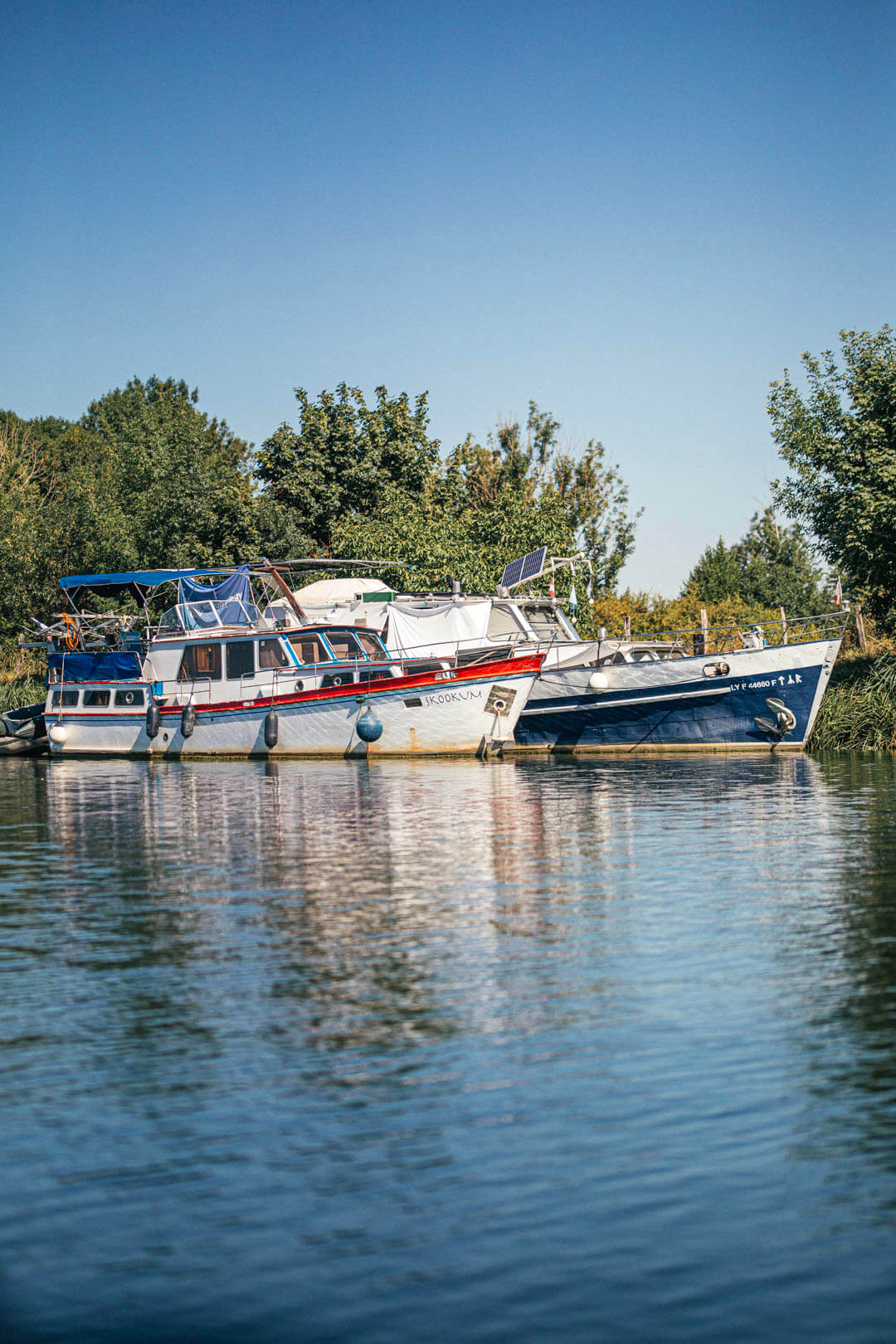 Balade en bateau électrique sur la Saône à Saint-Usage en Côte-d’Or